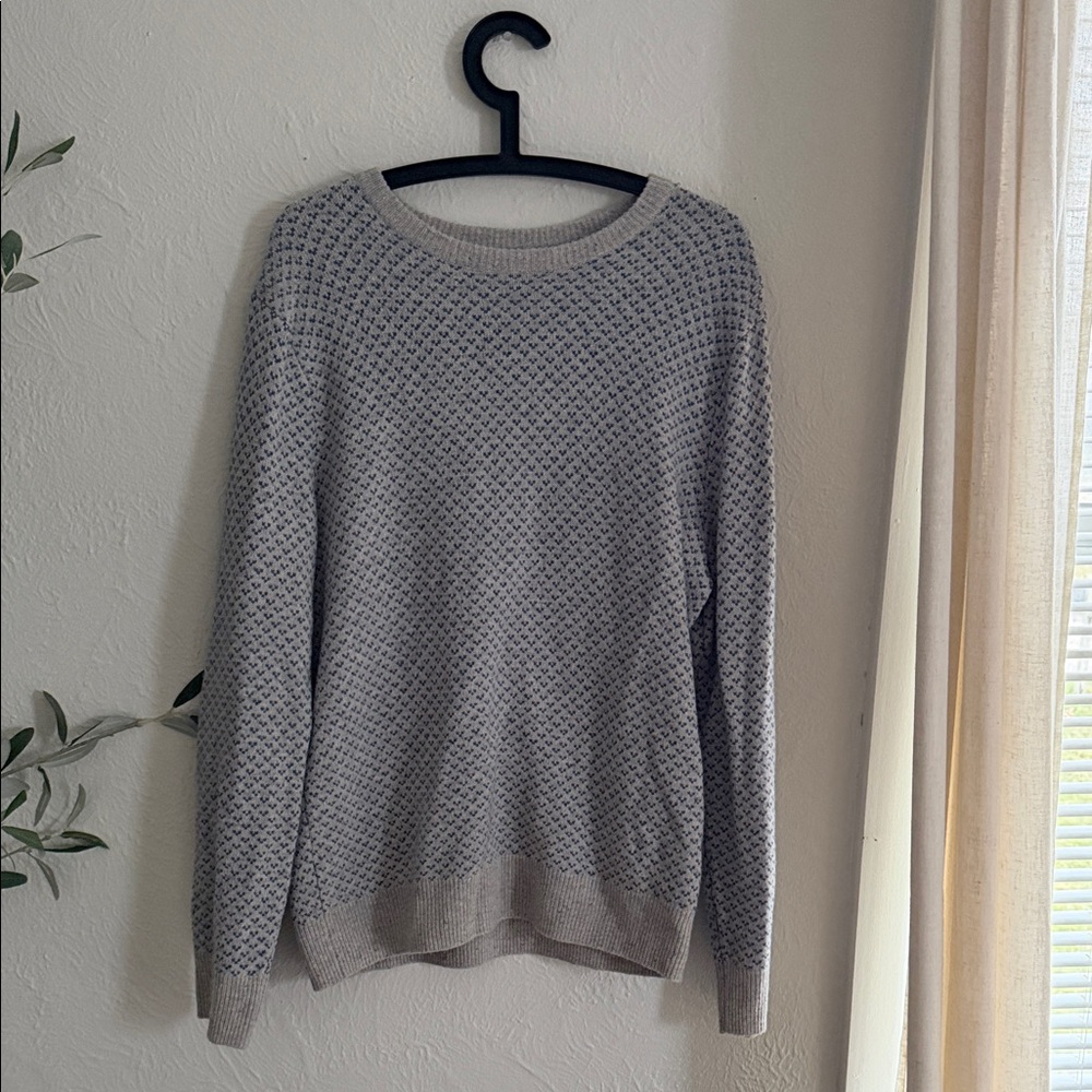 J. Crew Gray Crewneck Sweater